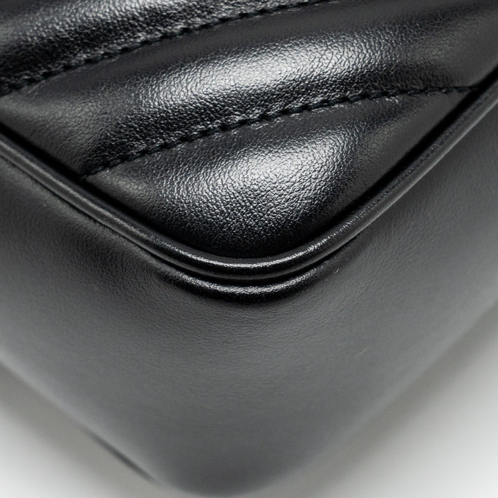 Saint Laurent Lou Camera Bag calfskin black ruthenium SHW