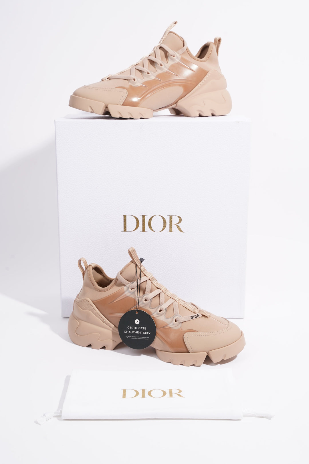 Christian Dior Womens D-Connect Nude EU 39.5 / UK 6.5