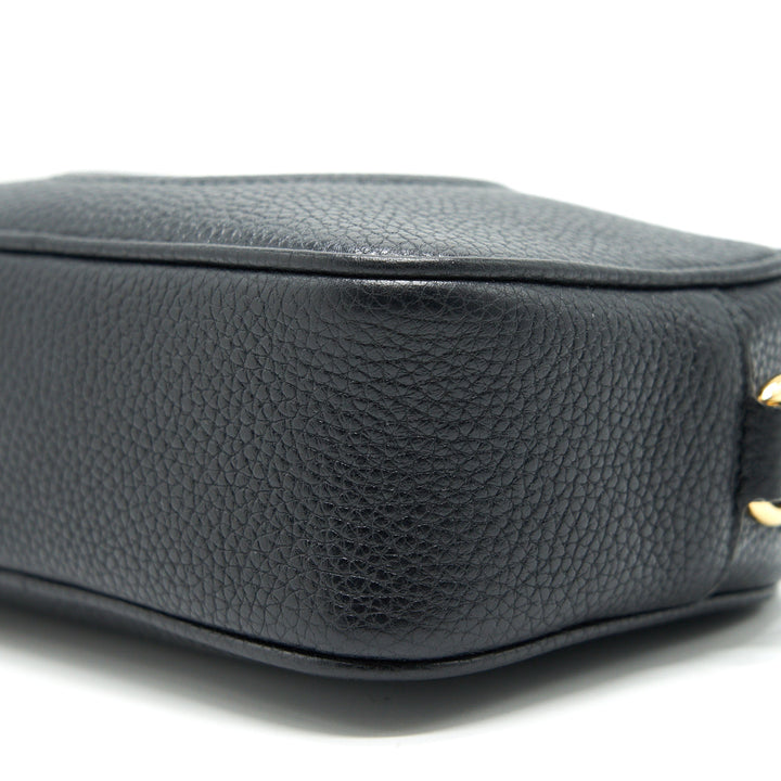 Gucci Soho disco Leather Crossbody Camera Bag Black
