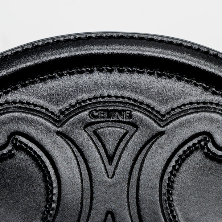 Celine Oval Bag Cuir Triumphed Calfskin Black