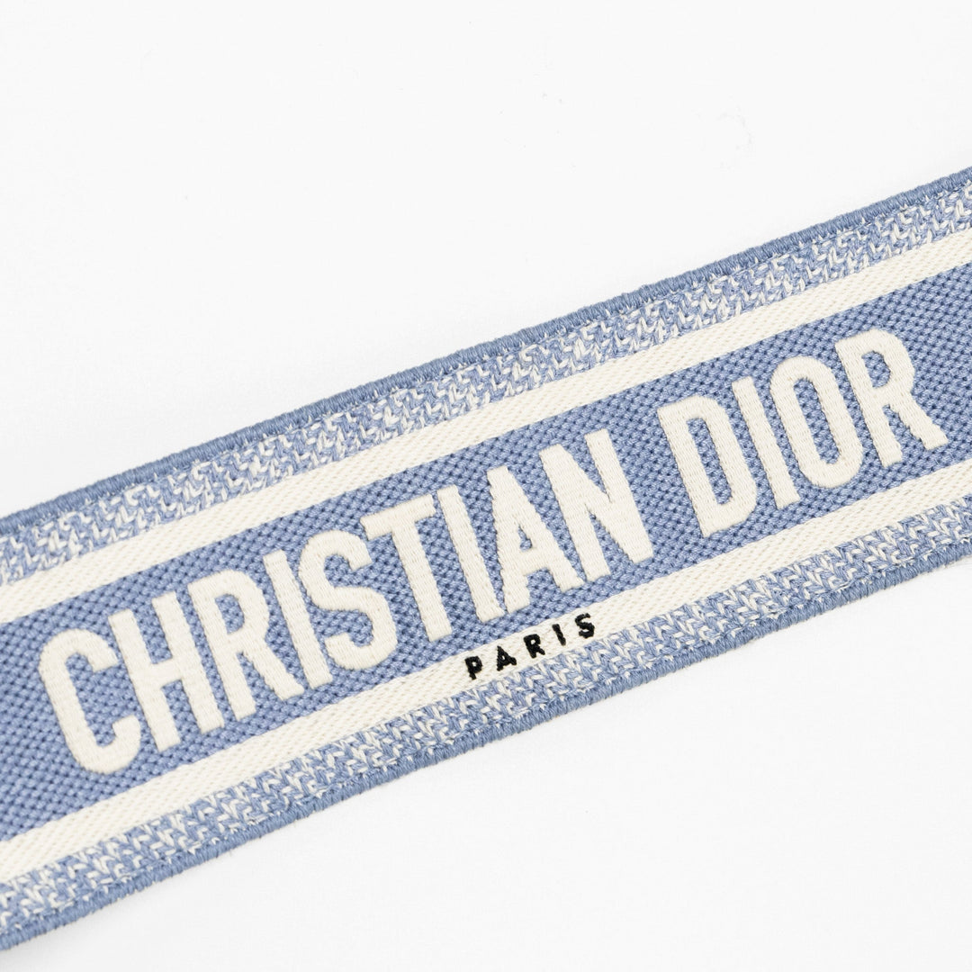 Top quality Dior Medium Saddle Bag Goatskin Light Blue