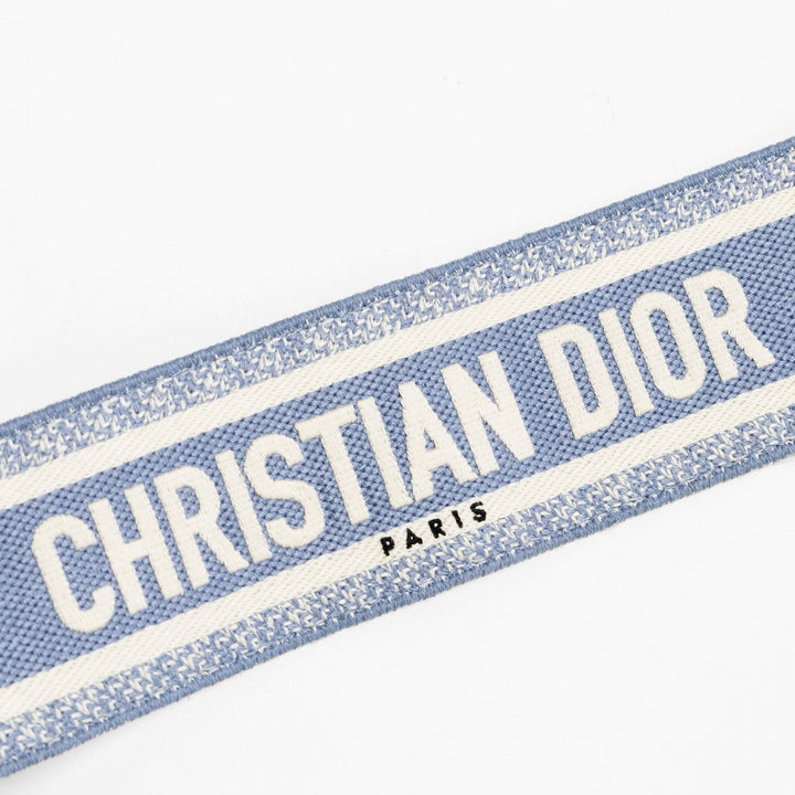 Top quality Dior Medium Saddle Bag Goatskin Light Blue