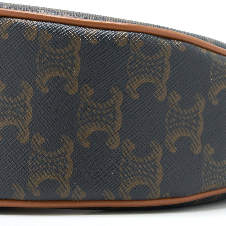 Celine Ava Bag in Triomphe Canvas/Calfskin Tan
