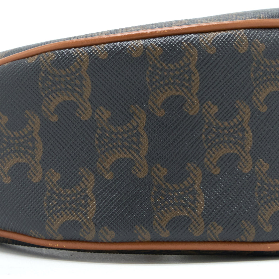 Celine Ava Bag in Triomphe Canvas/Calfskin Tan