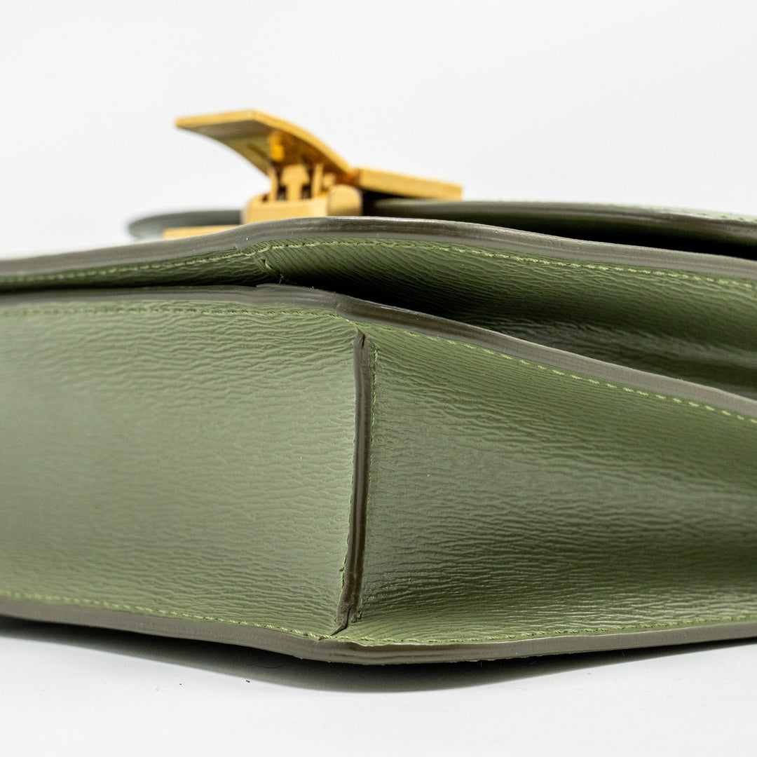 Top Quality Celine Teen classic box bag calfskin green
