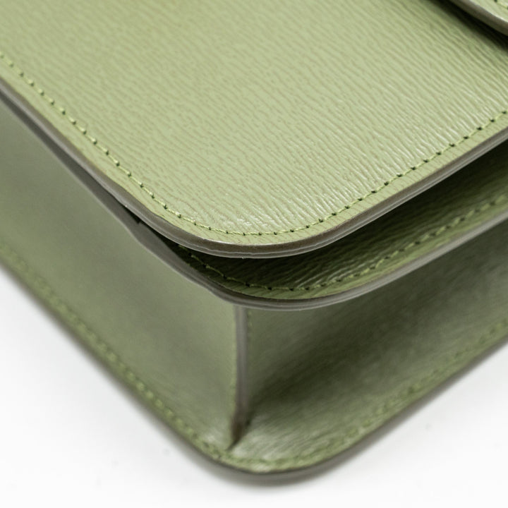 Top Quality Celine Teen classic box bag calfskin green