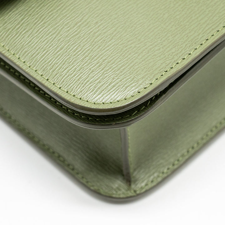 Top Quality Celine Teen classic box bag calfskin green