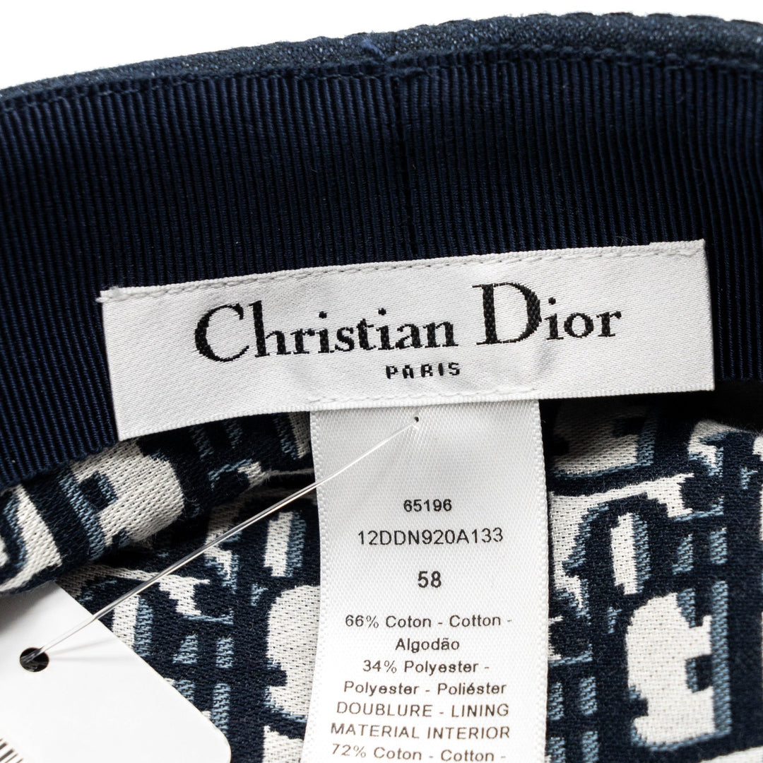 Top quality Dior size 58 cap denim dark blue