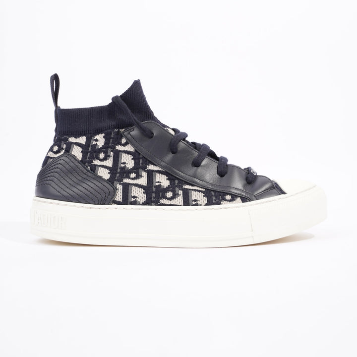 Christian Dior Womens Walk n' Dior High Top Blue / White EU 38 / UK 5