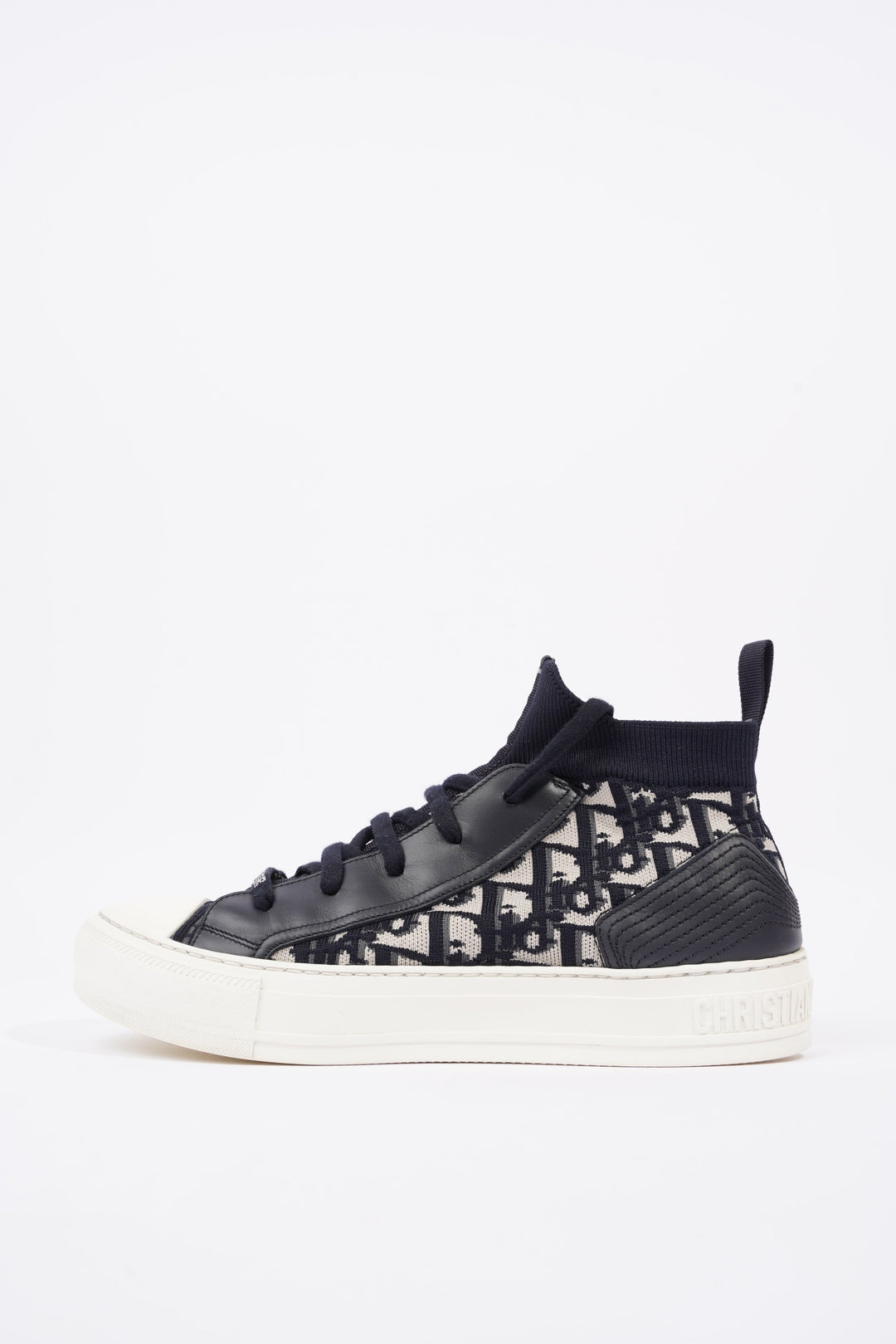 Christian Dior Womens Walk n' Dior High Top Blue / White EU 38 / UK 5