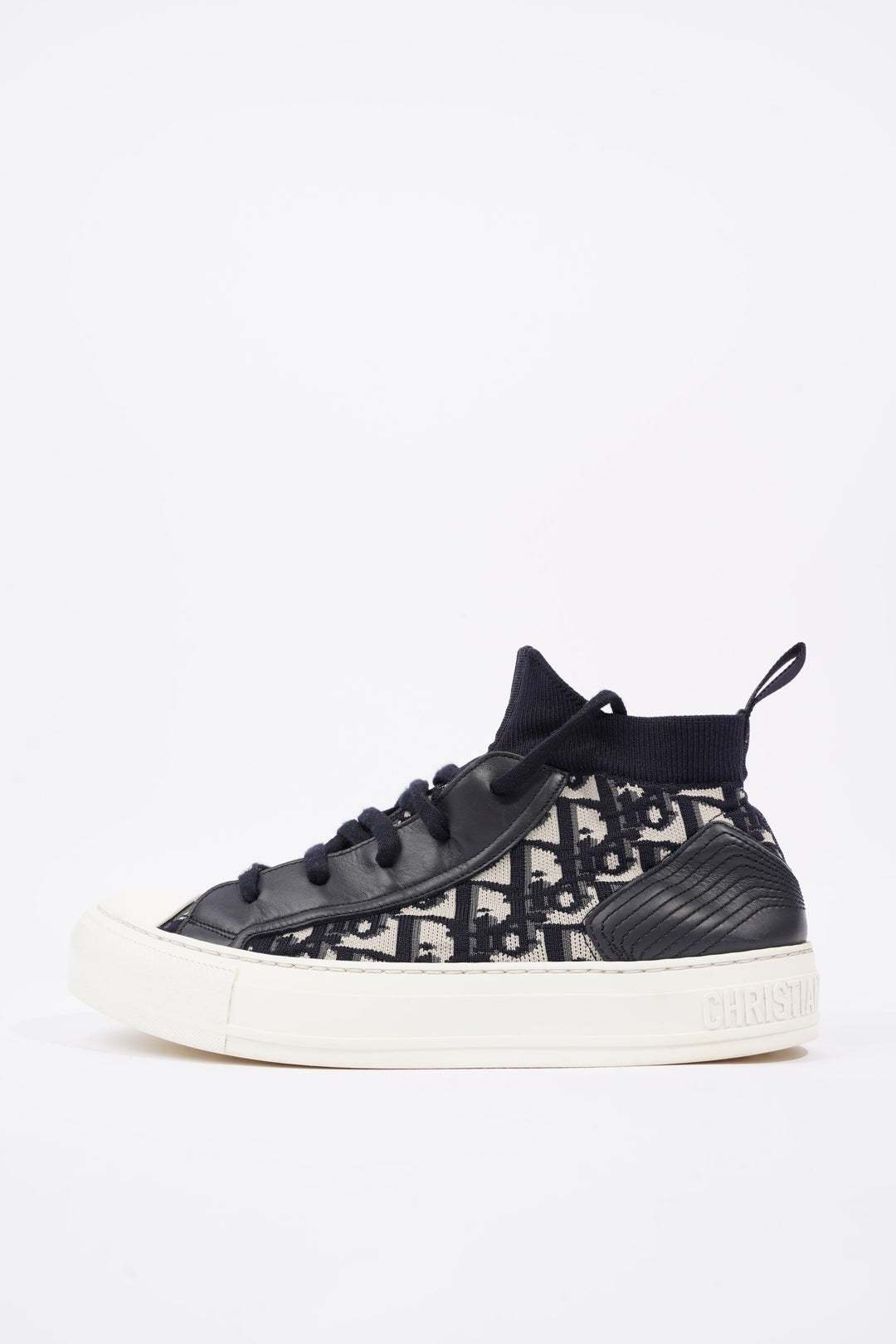 Christian Dior Womens Walk n' Dior High Top Blue / White EU 38 / UK 5