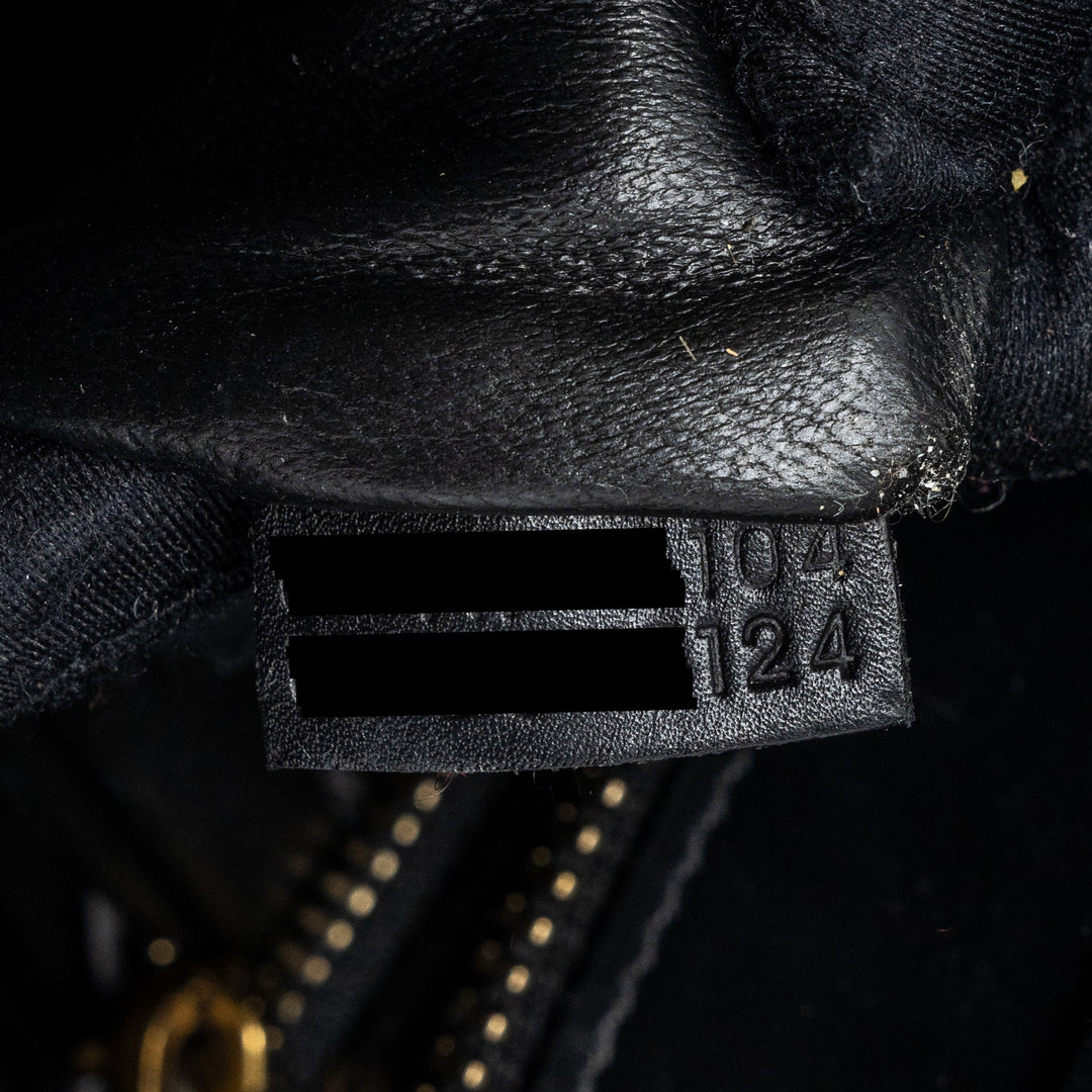 Celine micro luggage calfskin / suede leather multicolour