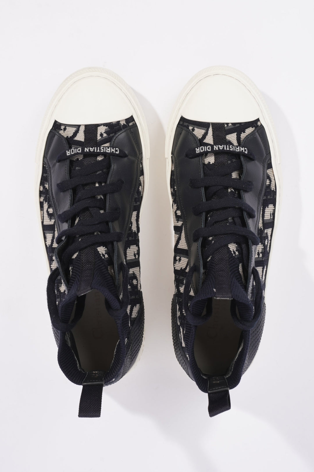 Christian Dior Womens Walk n' Dior High Top Blue / White EU 38 / UK 5