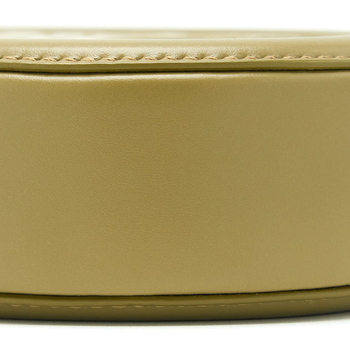 Celine Crossbody Oval Purse Calfskin Olive