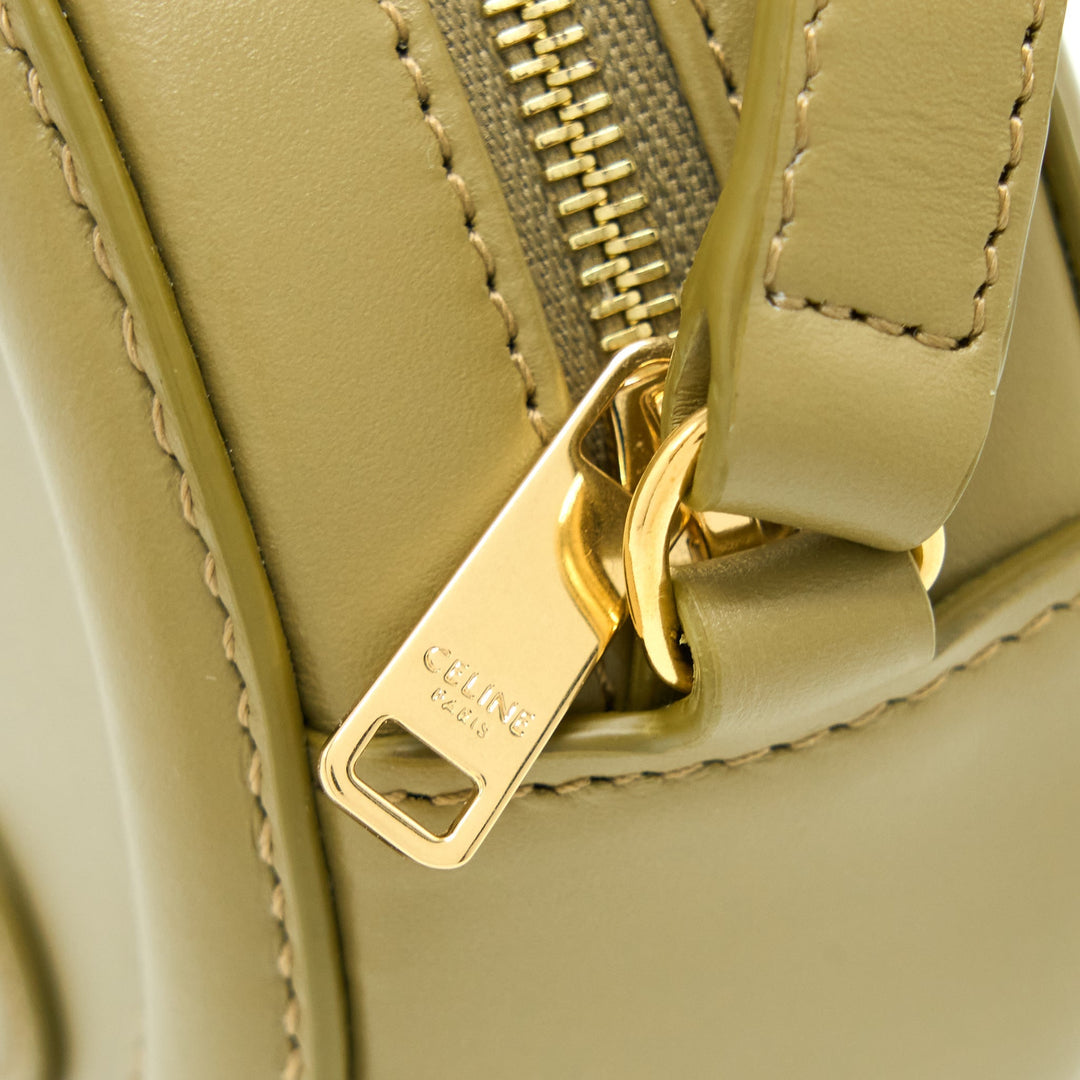 Celine Crossbody Oval Purse Calfskin Olive
