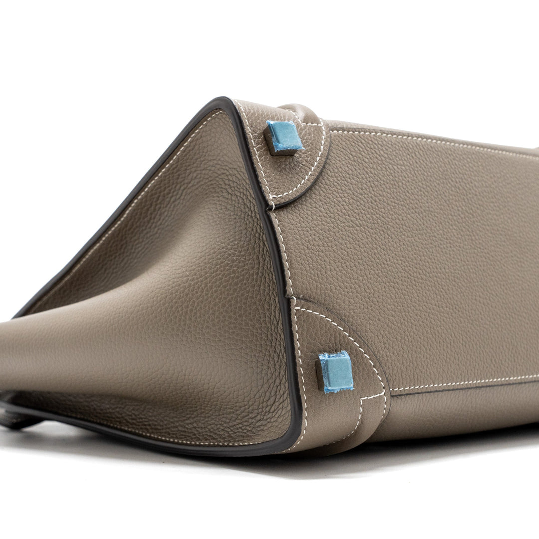 Celine Micro Luggage Bag Calfskin Grey