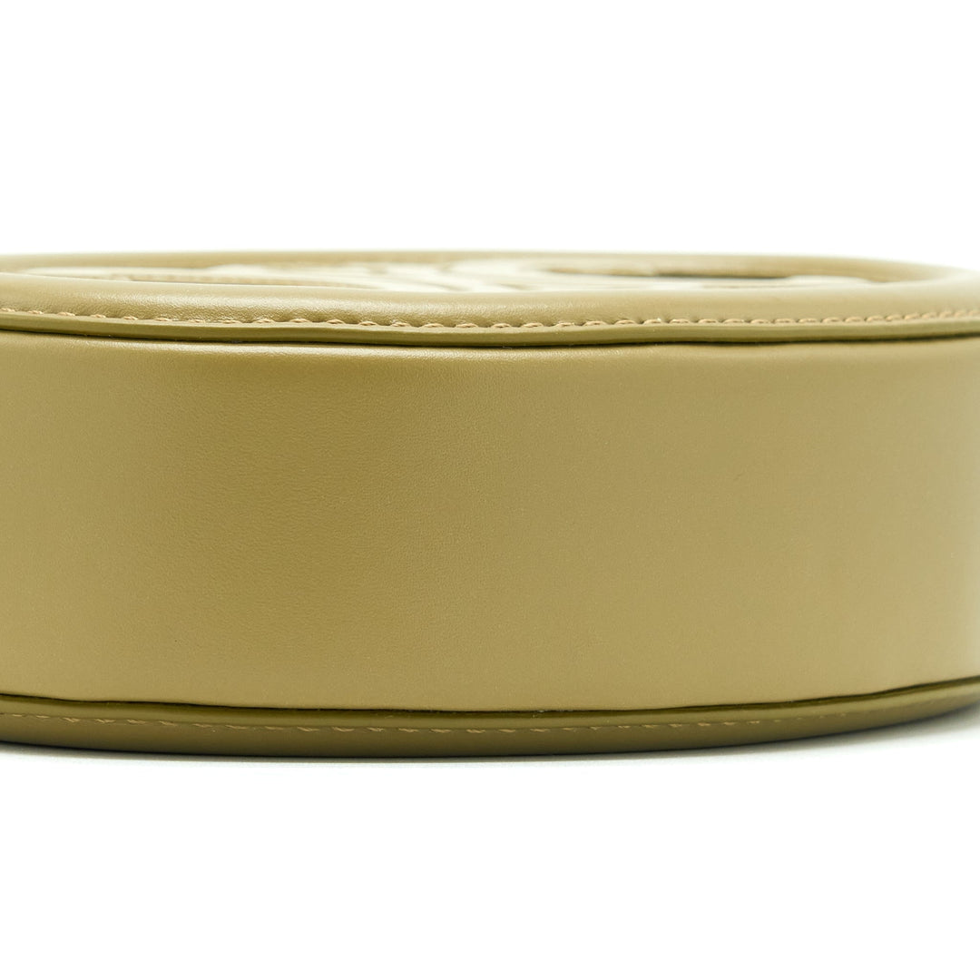 Celine Crossbody Oval Purse Calfskin Olive