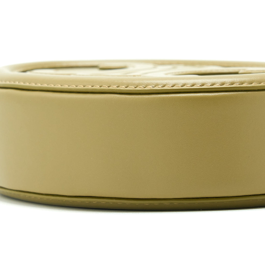 Celine Crossbody Oval Purse Calfskin Olive