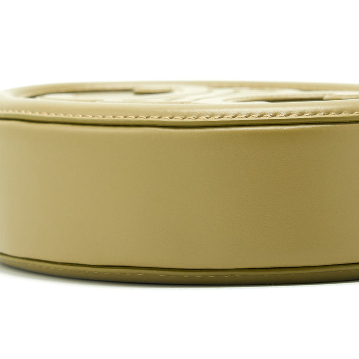 Celine Crossbody Oval Purse Calfskin Olive