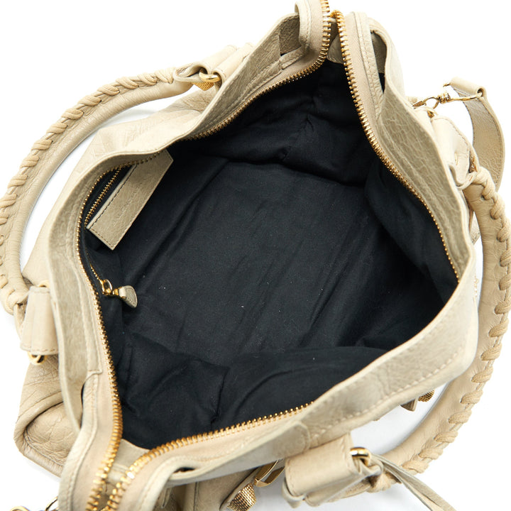Top Quality Balenciaga Giant City Bag Beige GHW