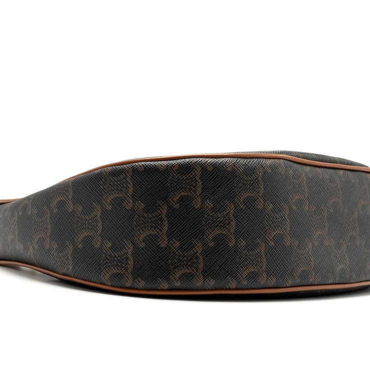 Top Quality Celine AVA BAG IN TRIOMPHE CANVAS AND CALFSKIN TAN