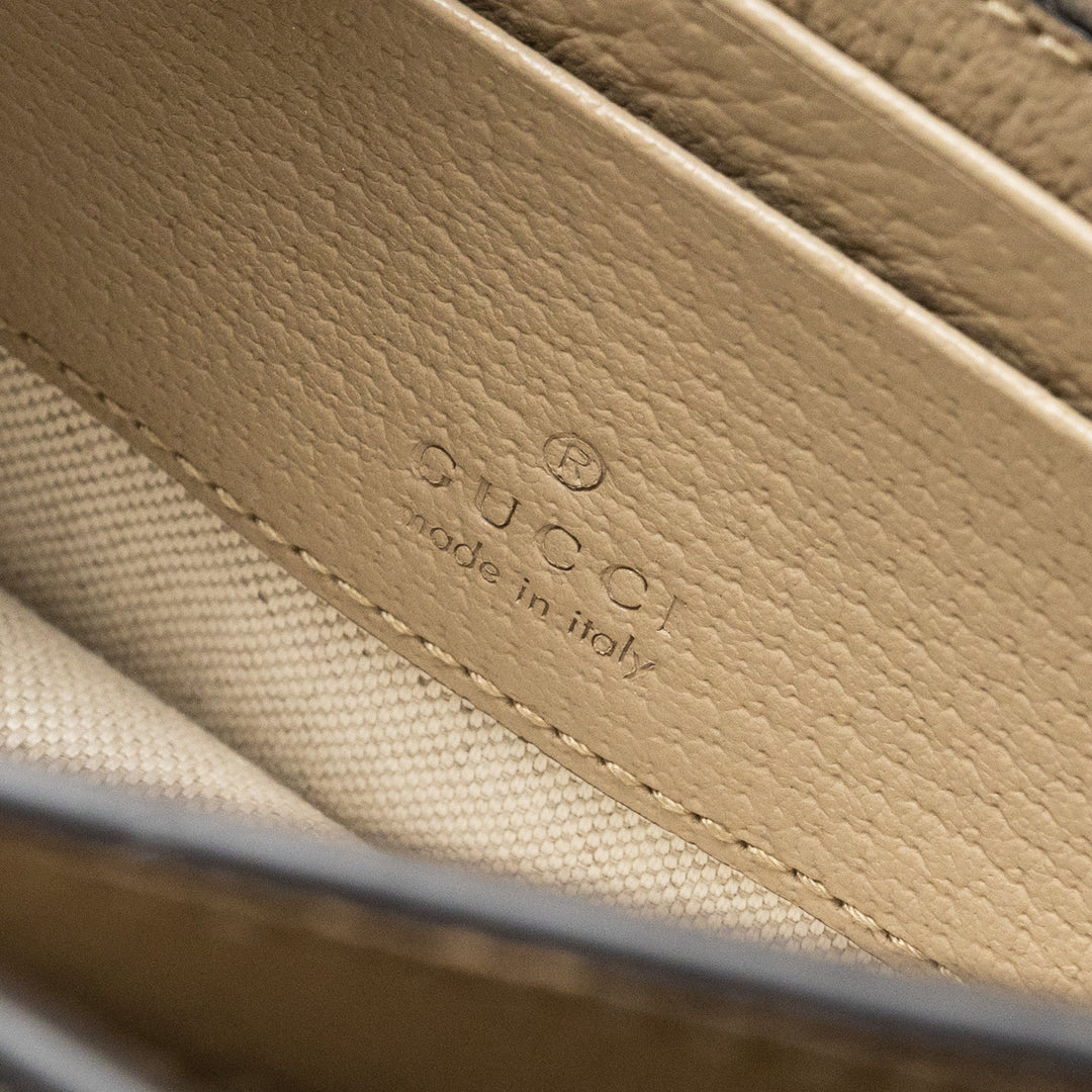 Gucci Interlock GG logo Crossbody messanger bag canvas/ calfskin light grey