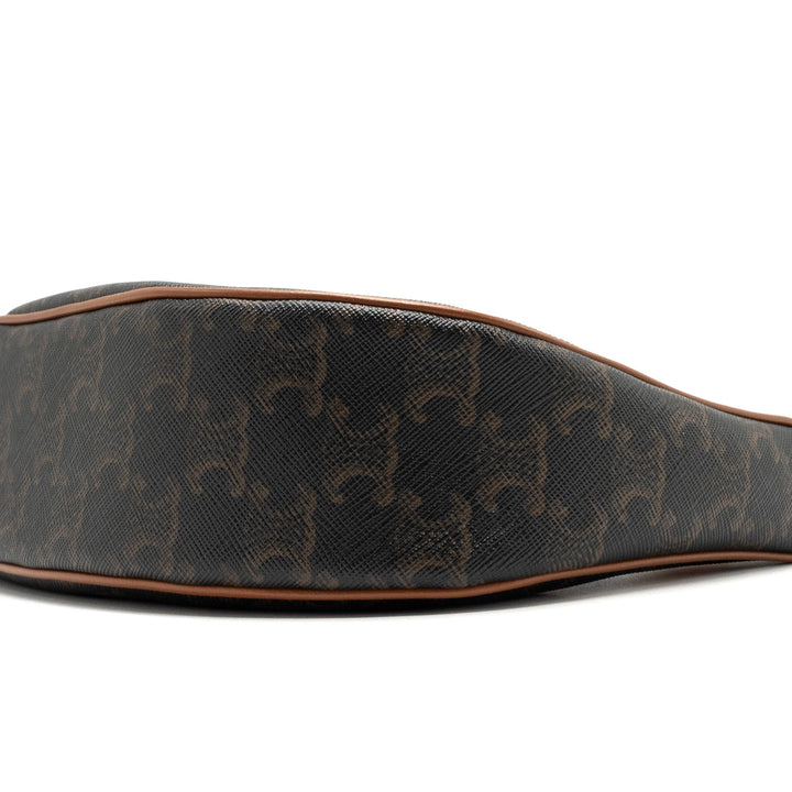Celine AVA BAG IN TRIOMPHE CANVAS AND CALFSKIN TAN