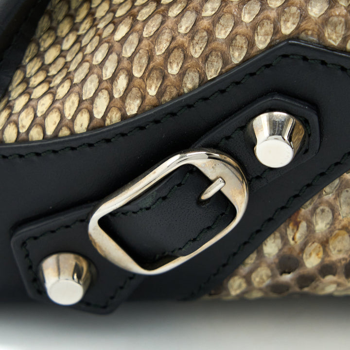 Top Quality Balenciaga Classic City Python Leather SHW