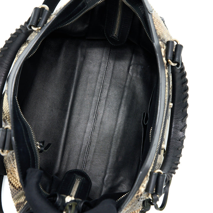 Top Quality Balenciaga Classic City Python Leather SHW