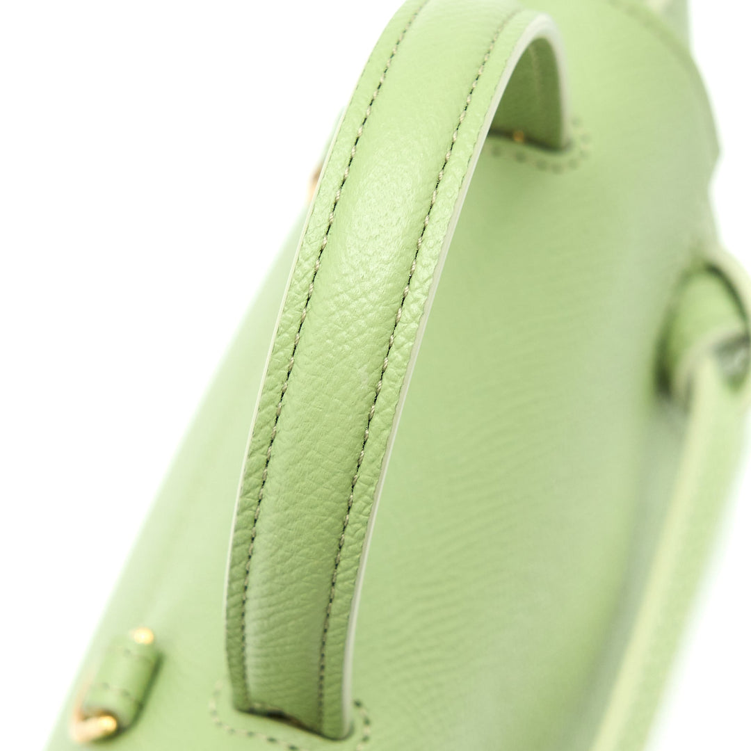 Celine Pico Belt Bag Grained Calfskin Light Green