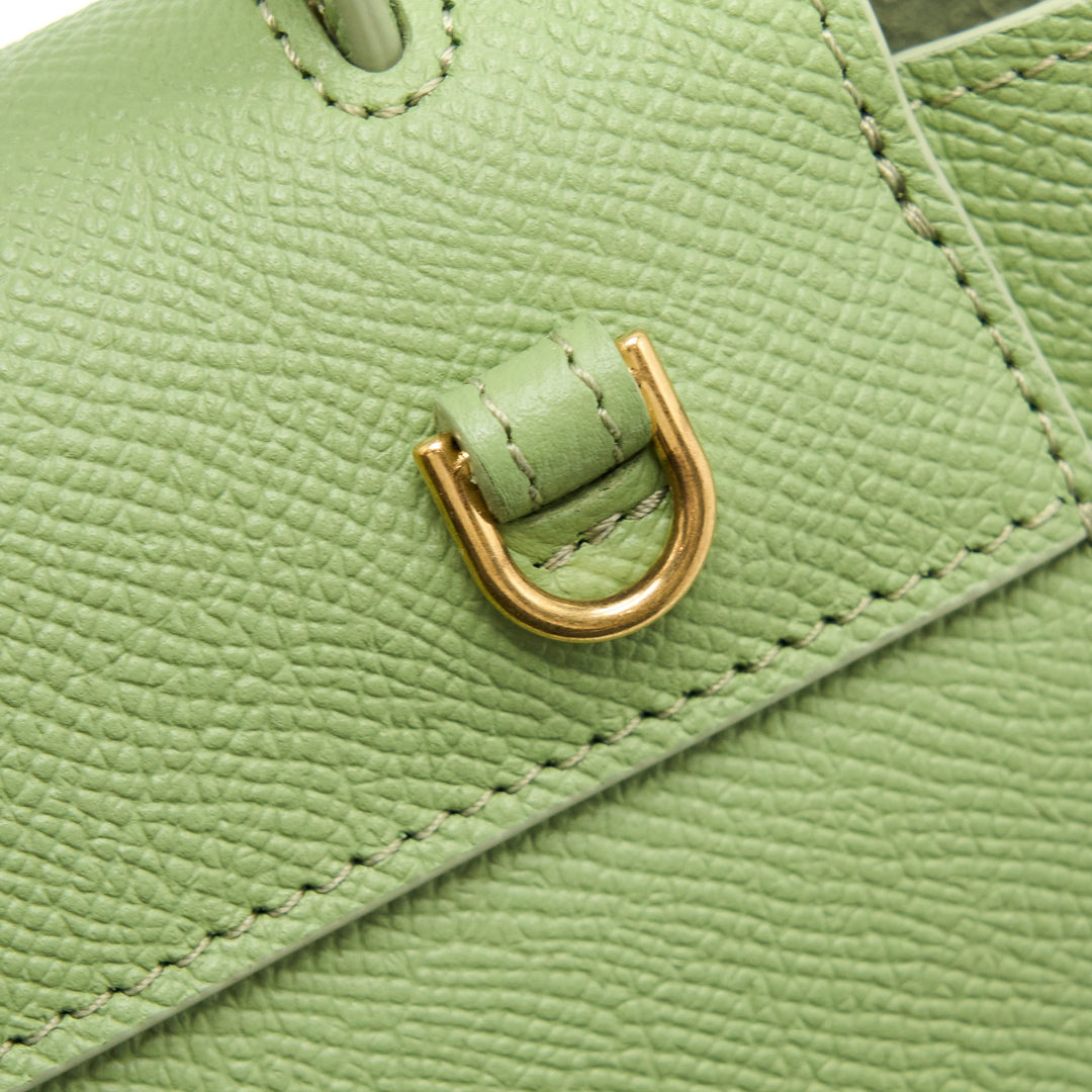 Celine Pico Belt Bag Grained Calfskin Light Green