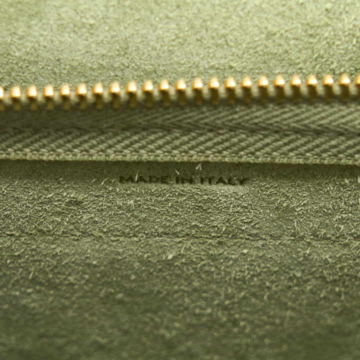 Celine Pico Belt Bag Grained Calfskin Light Green
