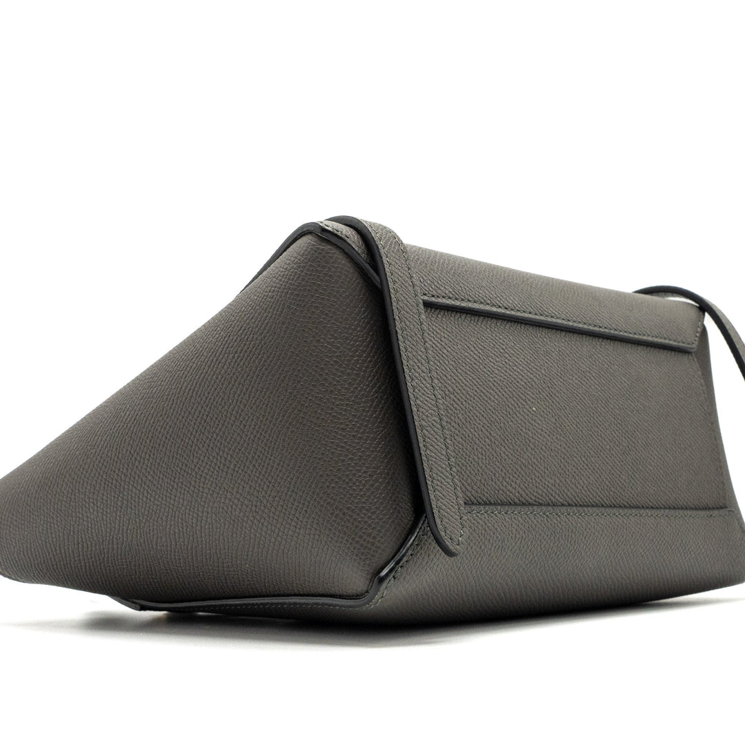 Celine nano belt bag calfskin grey