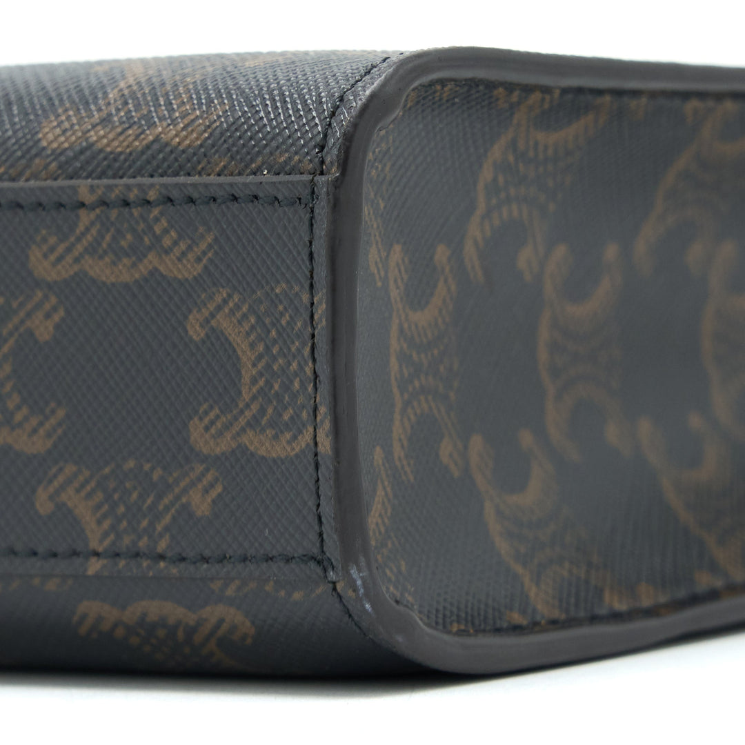 Celine Mini Vertical Cabas Triomphe Canvas