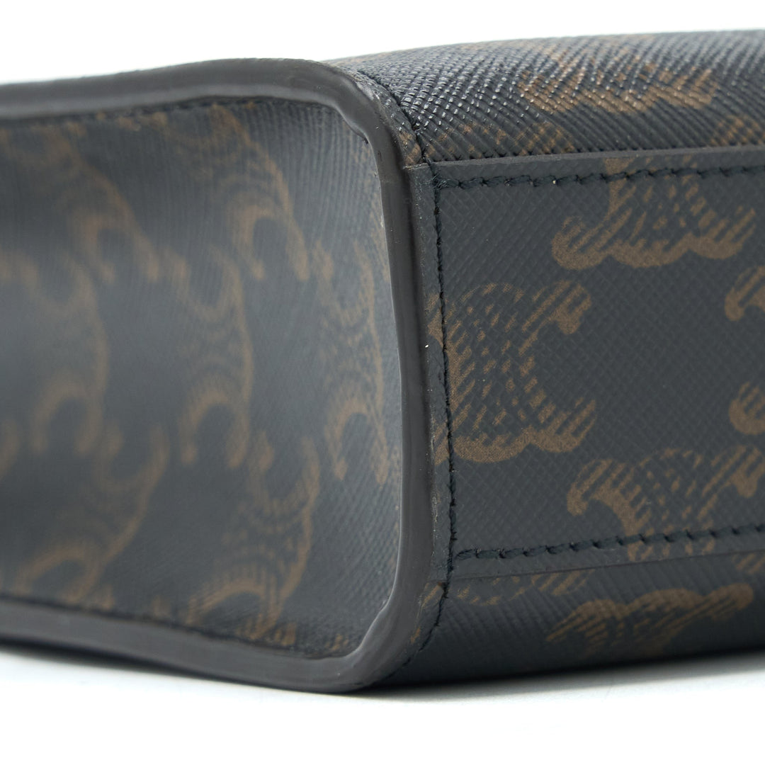 Celine Mini Vertical Cabas Triomphe Canvas