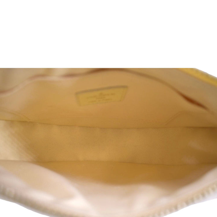 LOUIS VUITTON Over The Moon Bubblegram Calf Leather Crossbody Bag Banana Yellow