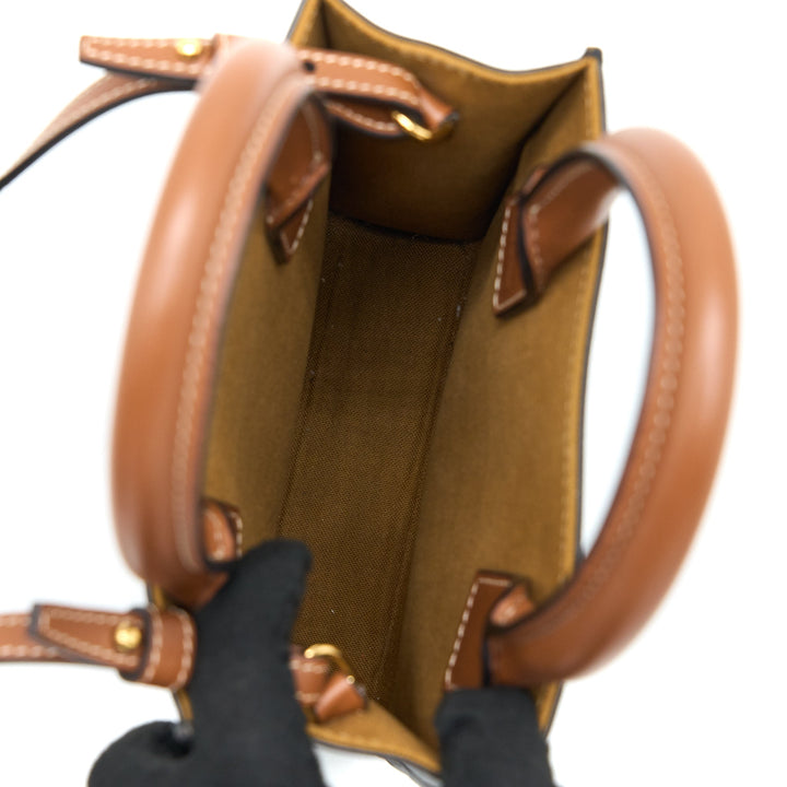 Top Quality Celine Mini Vertical Cabas Triomphe Canvas