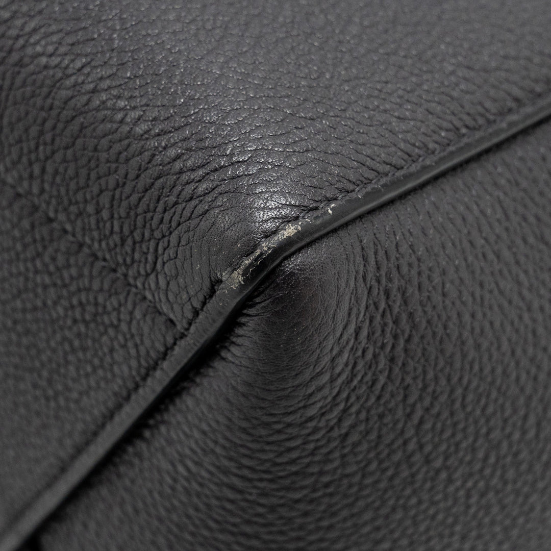 Celine Sangle Bucket Bag Calfskin Dark Grey