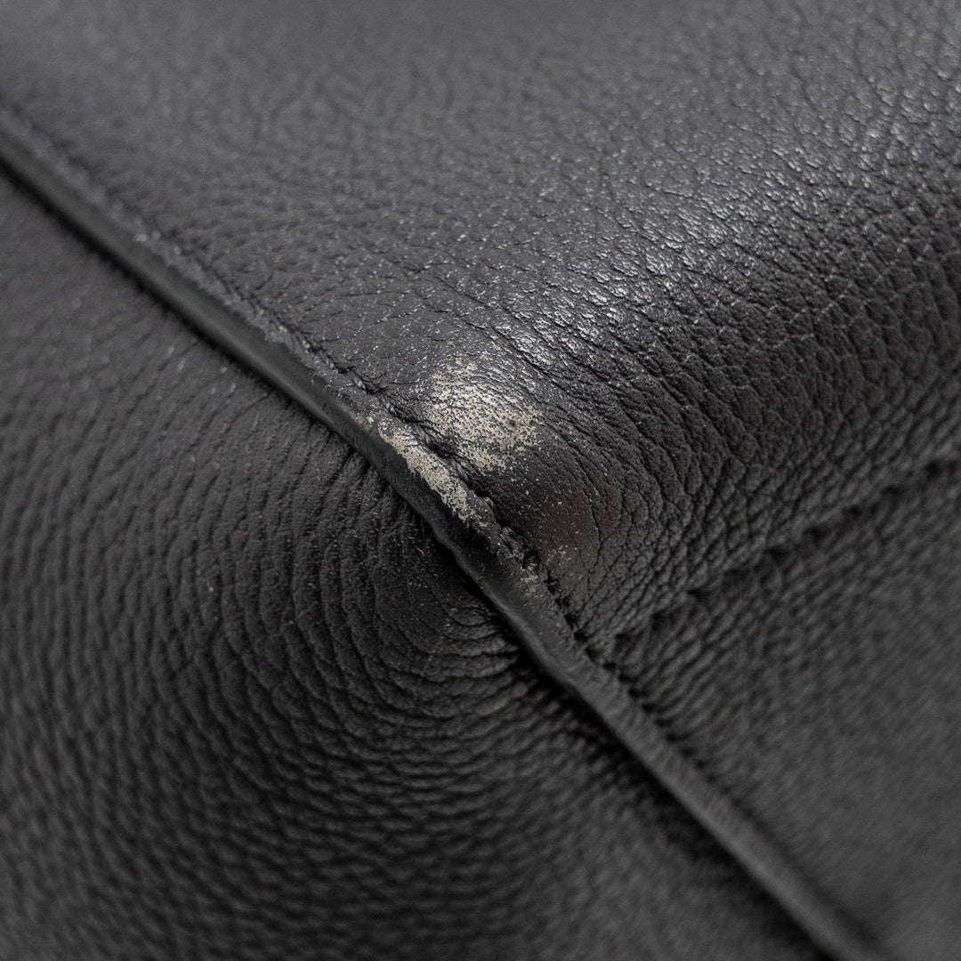 Celine Sangle Bucket Bag Calfskin Dark Grey