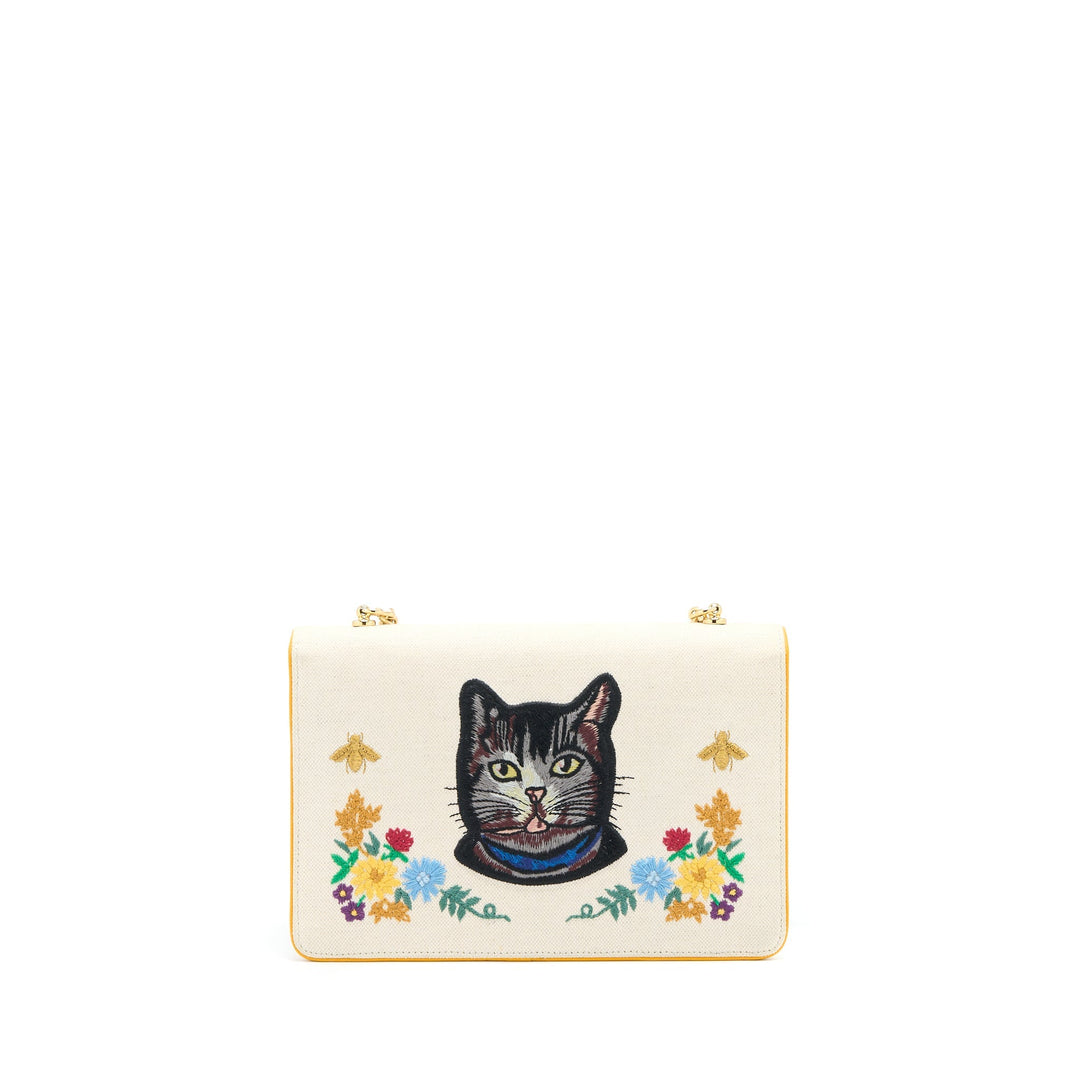 Gucci Crossbody Multicolour Print Fabric White