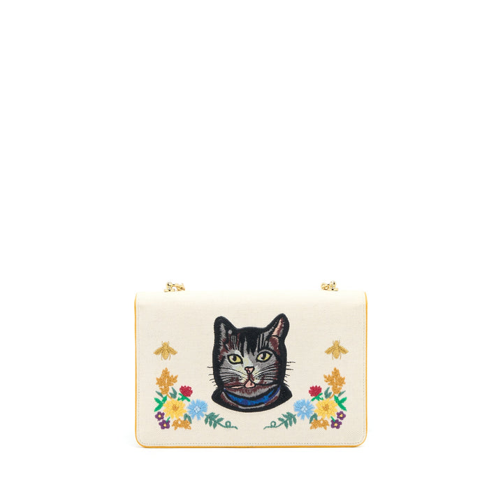 Gucci Crossbody Multicolour Print Fabric White