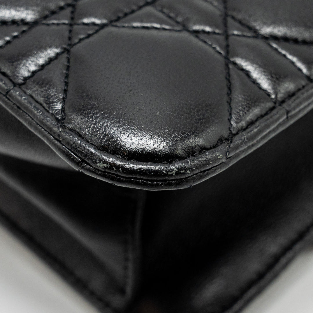 Top quality Dior Miss Top quality Dior Promenade Pouch Bag Lambskin Black