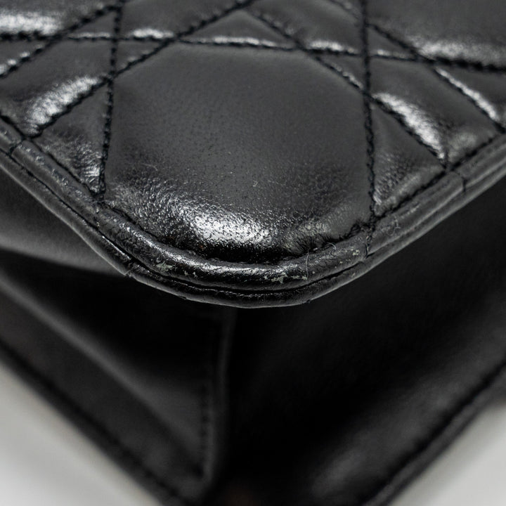 Top quality Dior Miss Top quality Dior Promenade Pouch Bag Lambskin Black