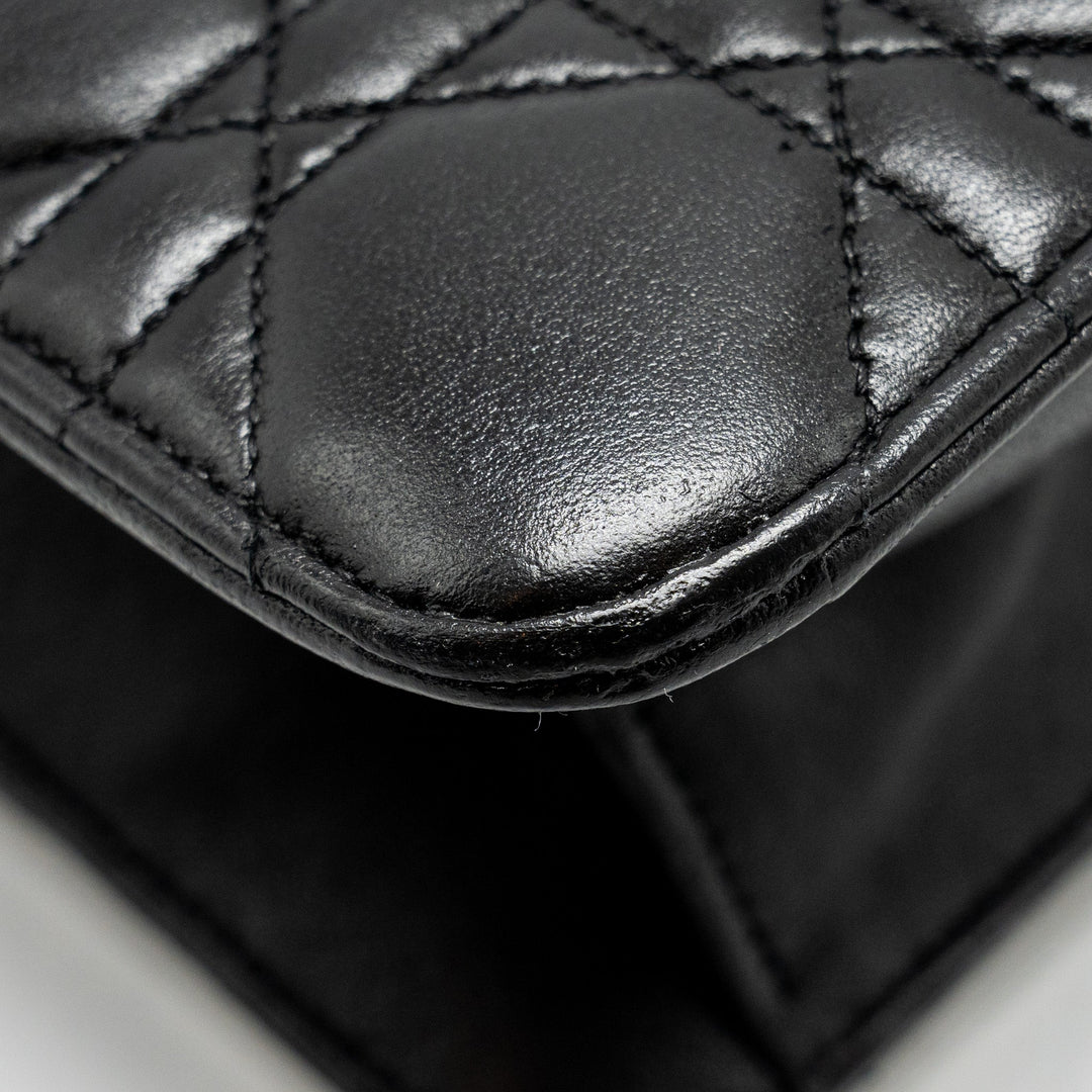 Top quality Dior Miss Top quality Dior Promenade Pouch Bag Lambskin Black
