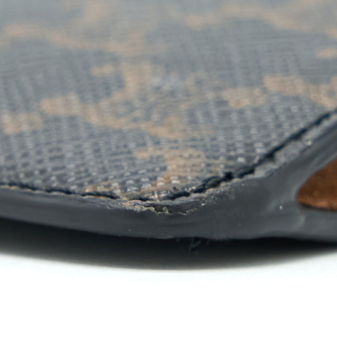 Top Quality Celine Crossbody Vertical Phone Case in Triomphe Canvas/Lambskin Tan