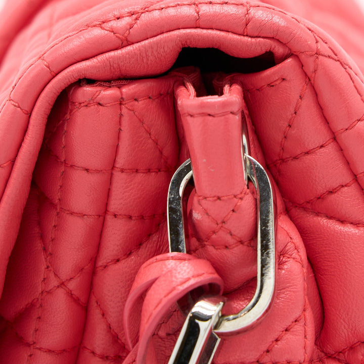 Top quality Dior New Lock Flap Shoulder Bag Lambskin Red