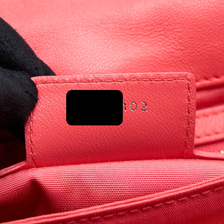 Top quality Dior New Lock Flap Shoulder Bag Lambskin Red