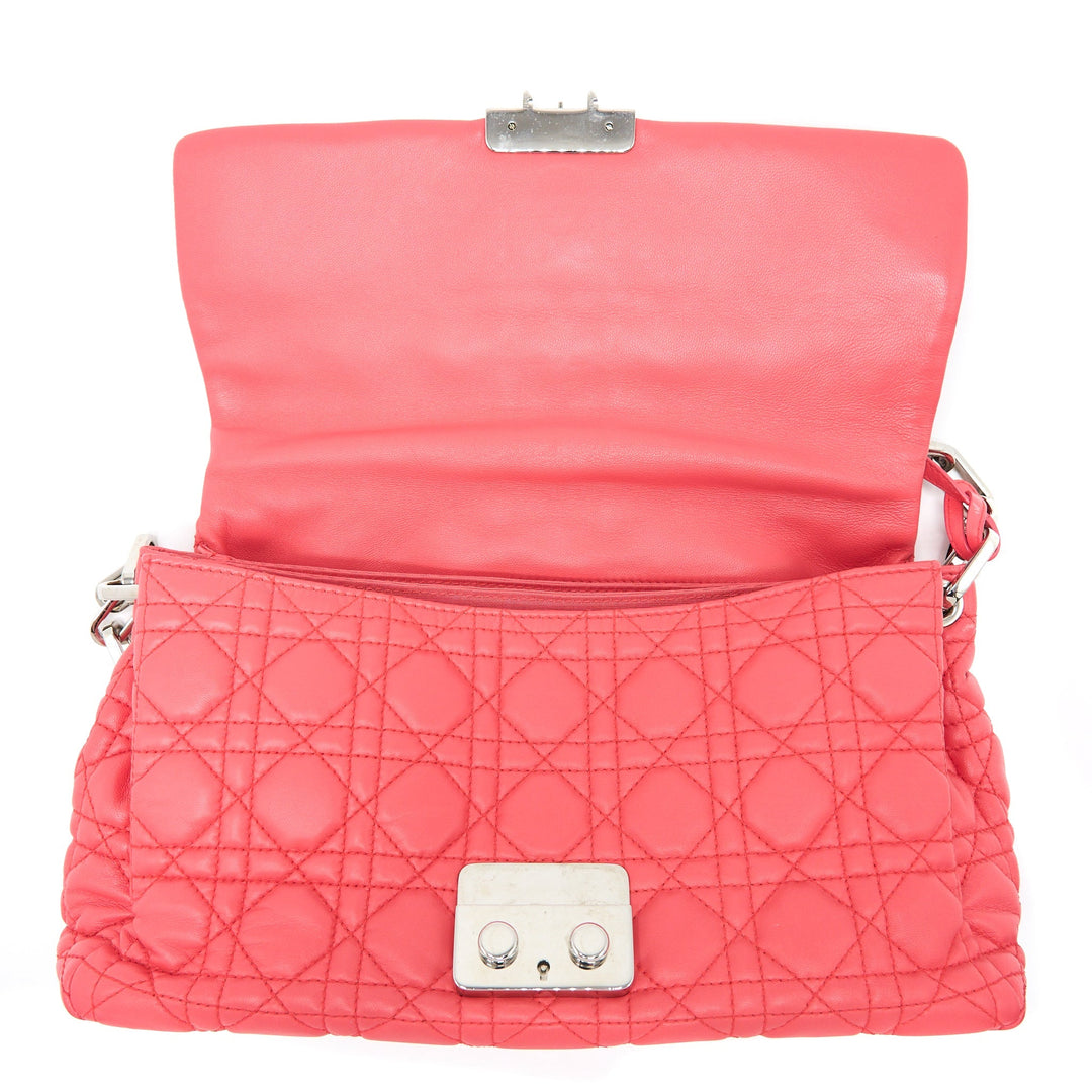 Top quality Dior New Lock Flap Shoulder Bag Lambskin Red