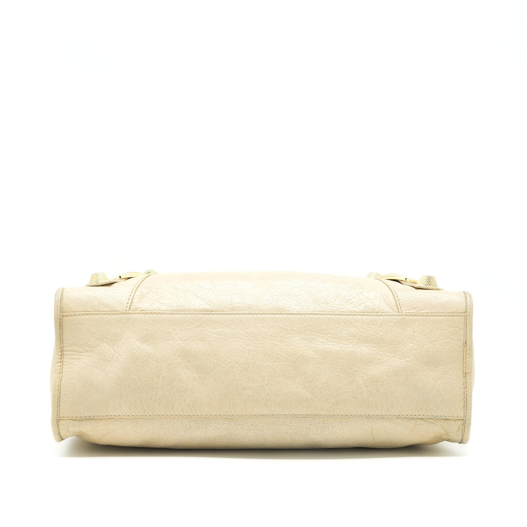 Top Quality Balenciaga Giant City Bag Beige GHW