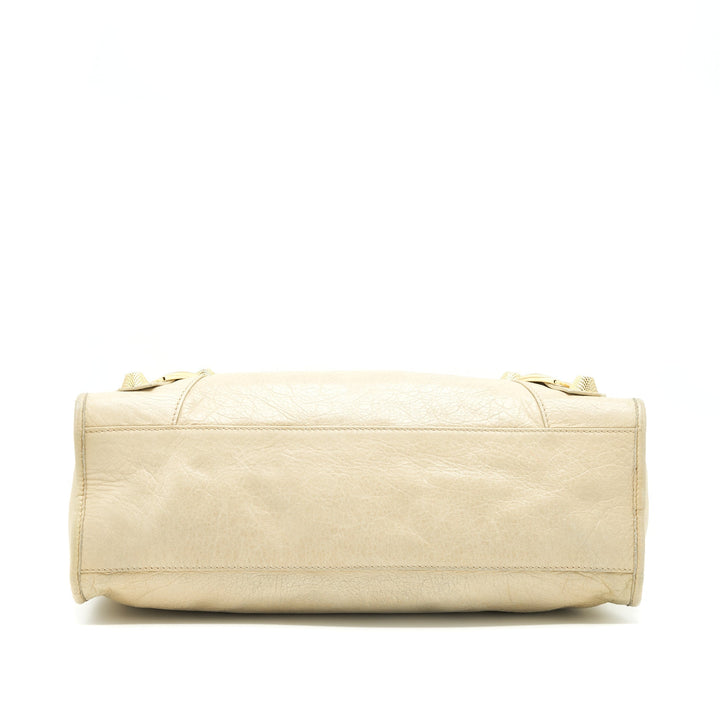 Top Quality Balenciaga Giant City Bag Beige GHW